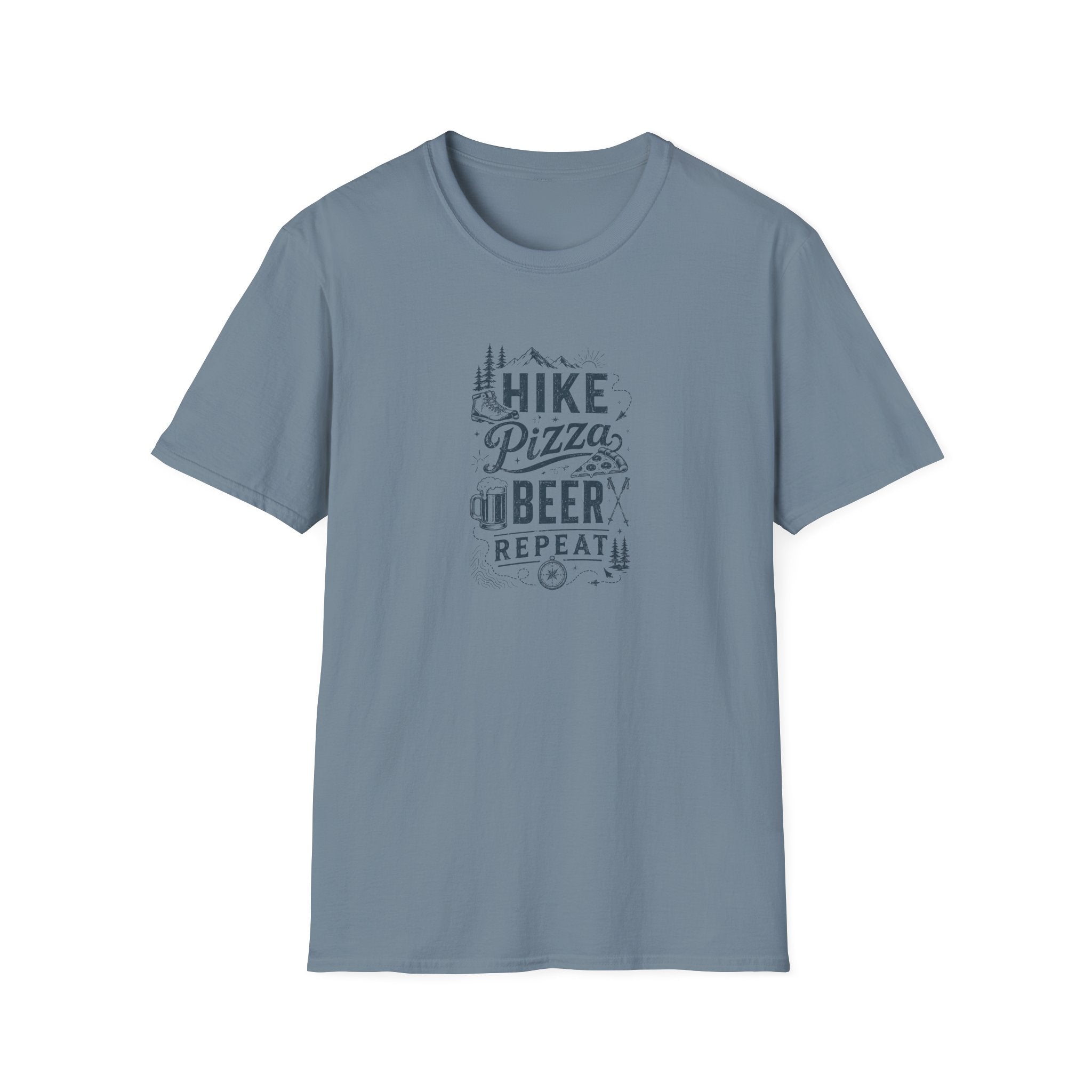 Hike Pizza Beer Repeat T-Shirt