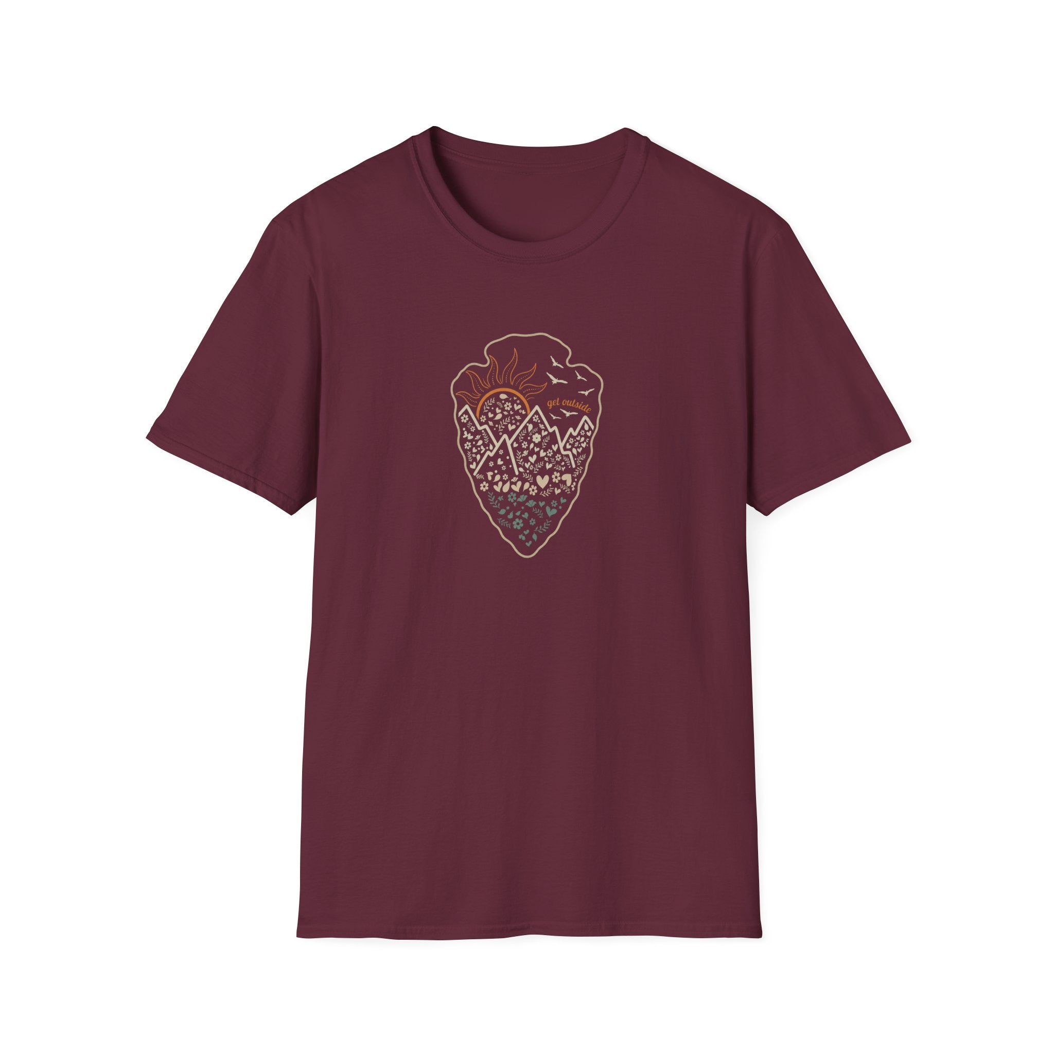 Get Outside Arrowhead Illustration T-Shirt