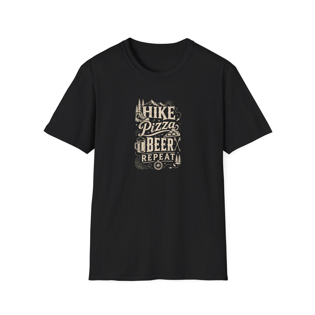 Hike Pizza Beer Repeat T-Shirt