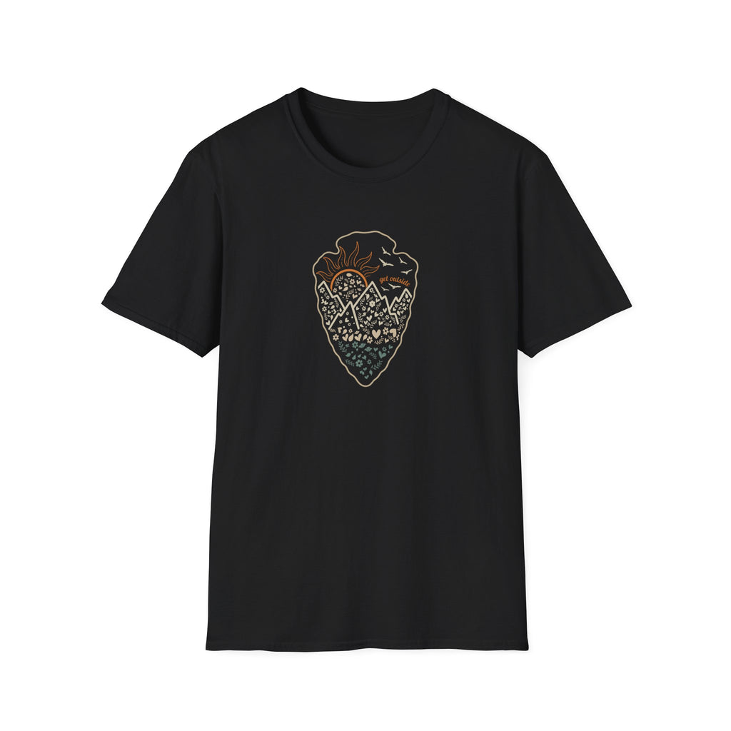 Get Outside Arrowhead Illustration T-Shirt