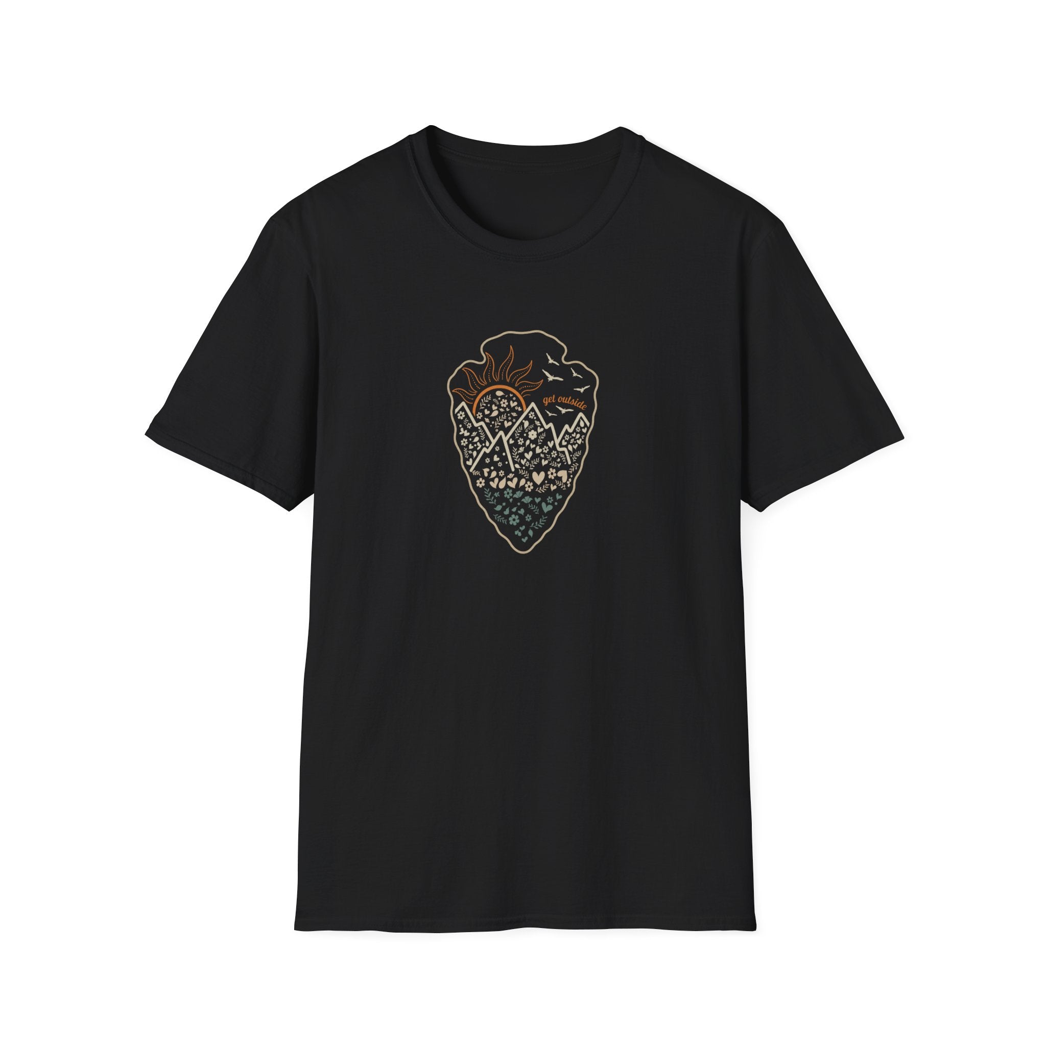Get Outside Arrowhead Illustration T-Shirt