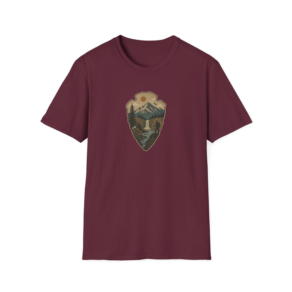 Arrowhead Waterfall Design T-Shirt