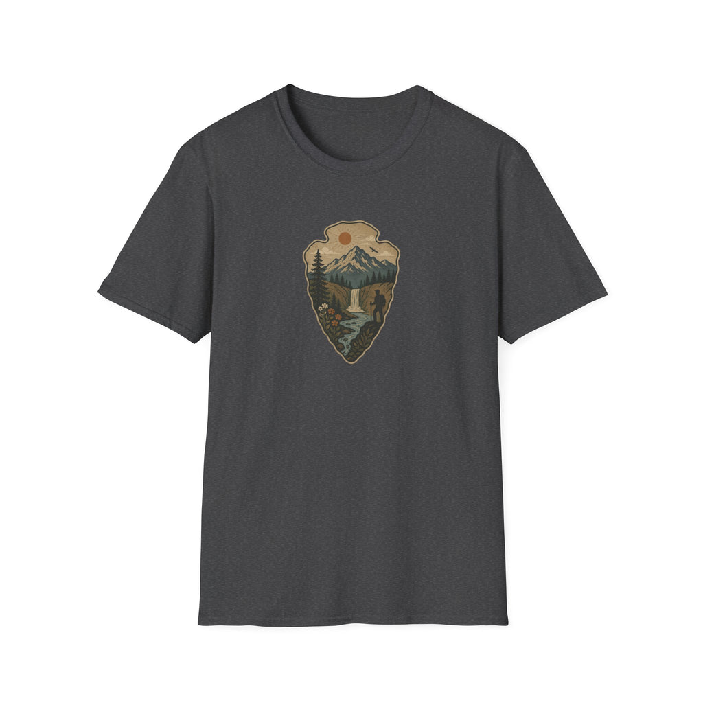 Arrowhead Waterfall Design T-Shirt