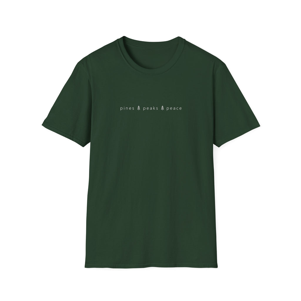 Pines Peaks Peace T-Shirt