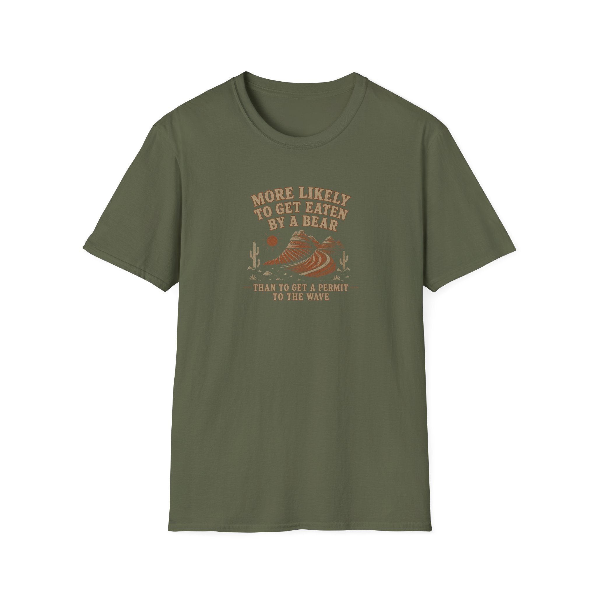 More Likely to Get Eaten Than Get a Wave Permit T-Shirt