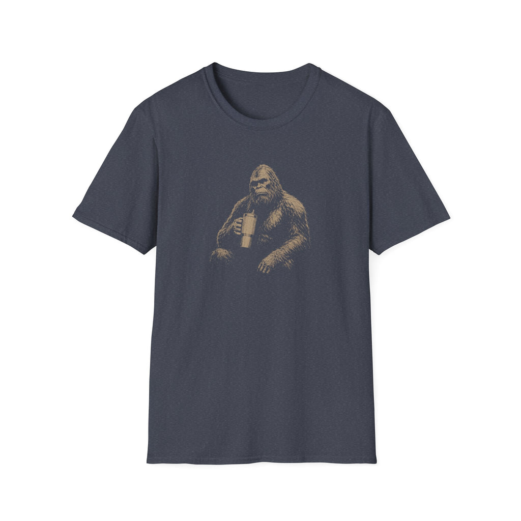 Sasquatch Holding a Water Cup T-Shirt