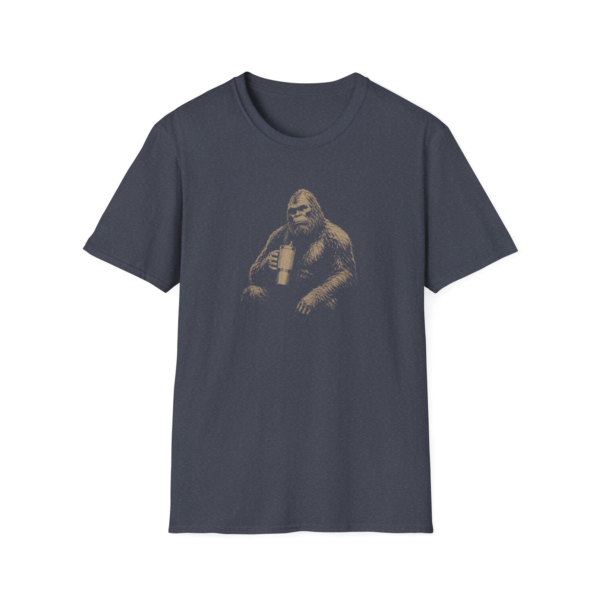 Sasquatch Holding a Water Cup T-Shirt