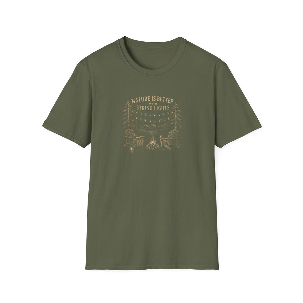Nature is Better With String Lights T-Shirt