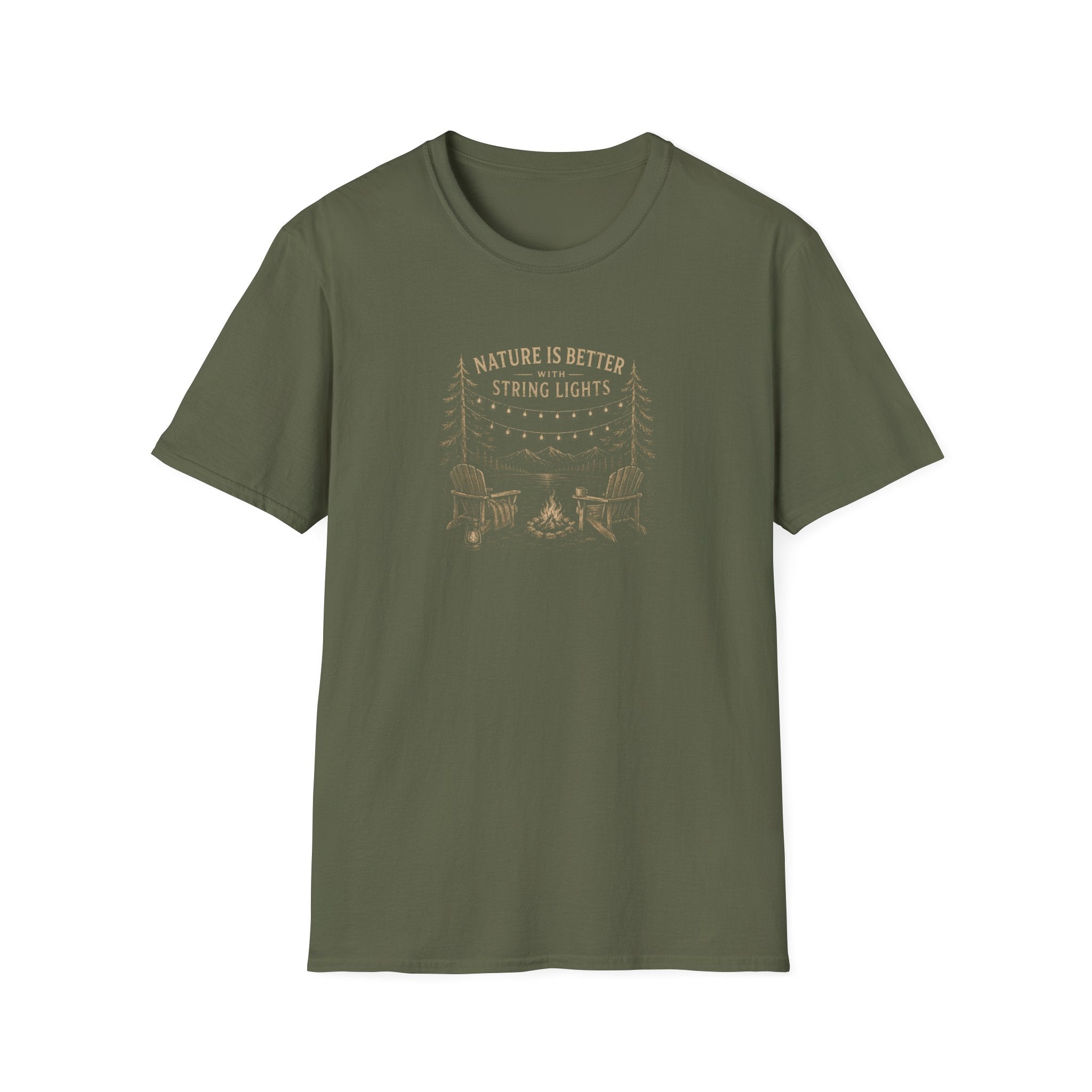 Nature is Better With String Lights T-Shirt