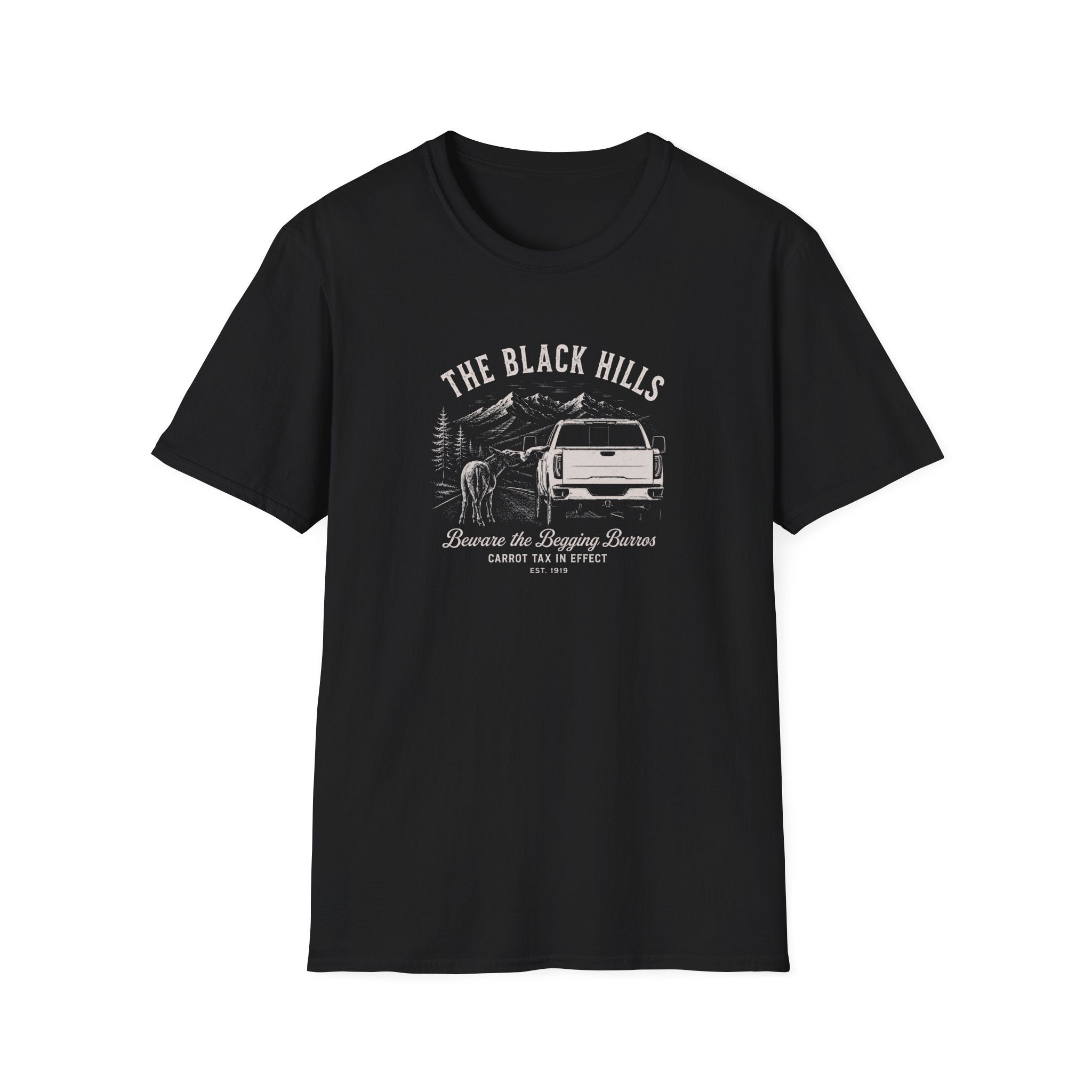 The Black Hills Begging Burros T-Shirt