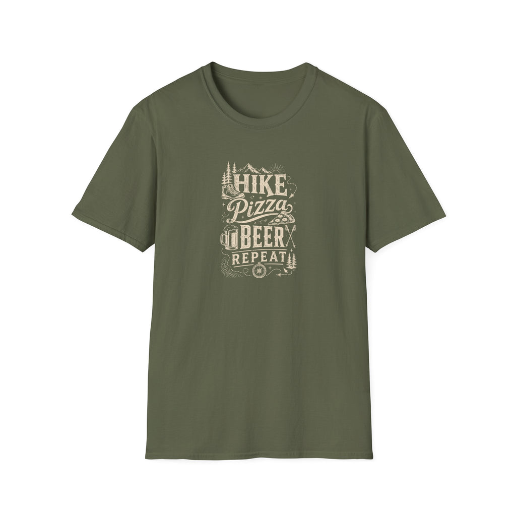Hike Pizza Beer Repeat T-Shirt