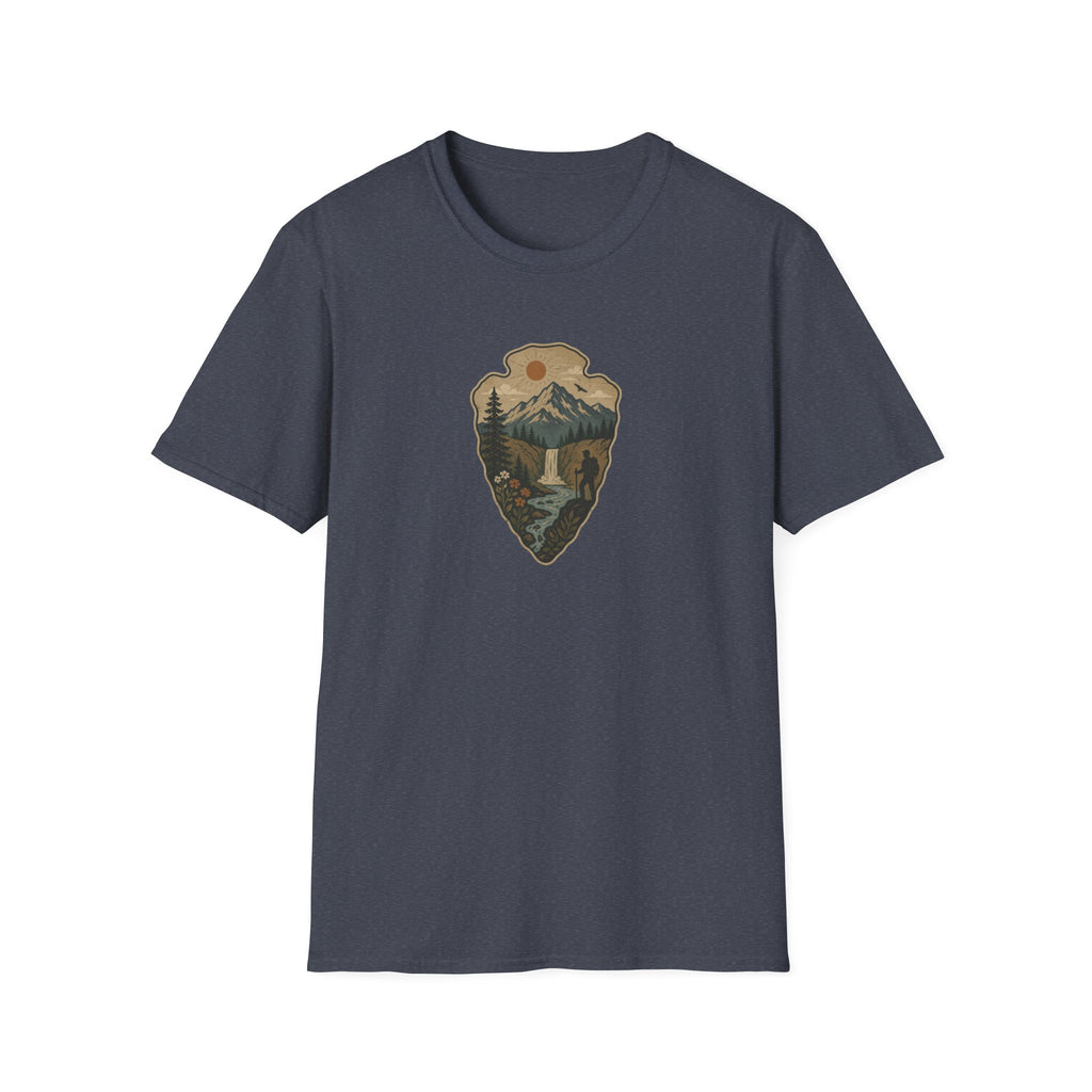 Arrowhead Waterfall Design T-Shirt