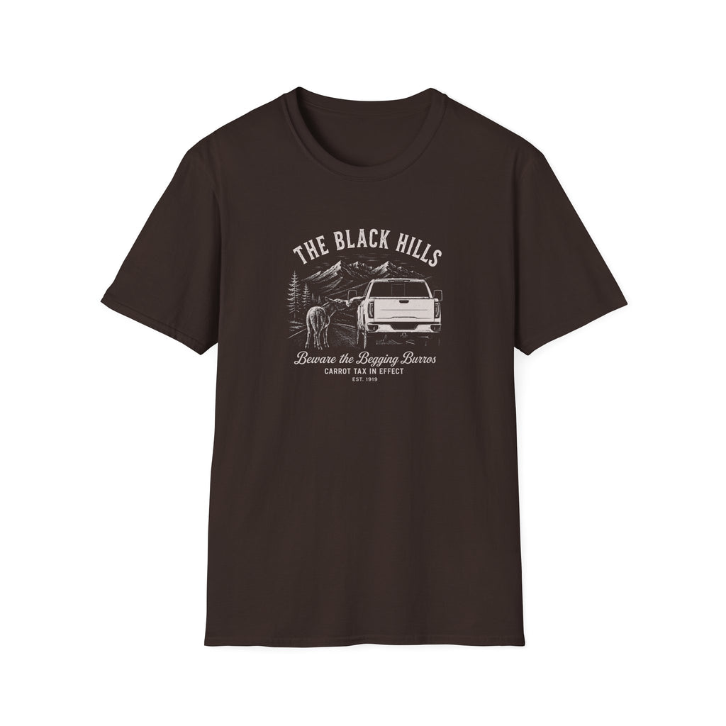 The Black Hills Begging Burros T-Shirt