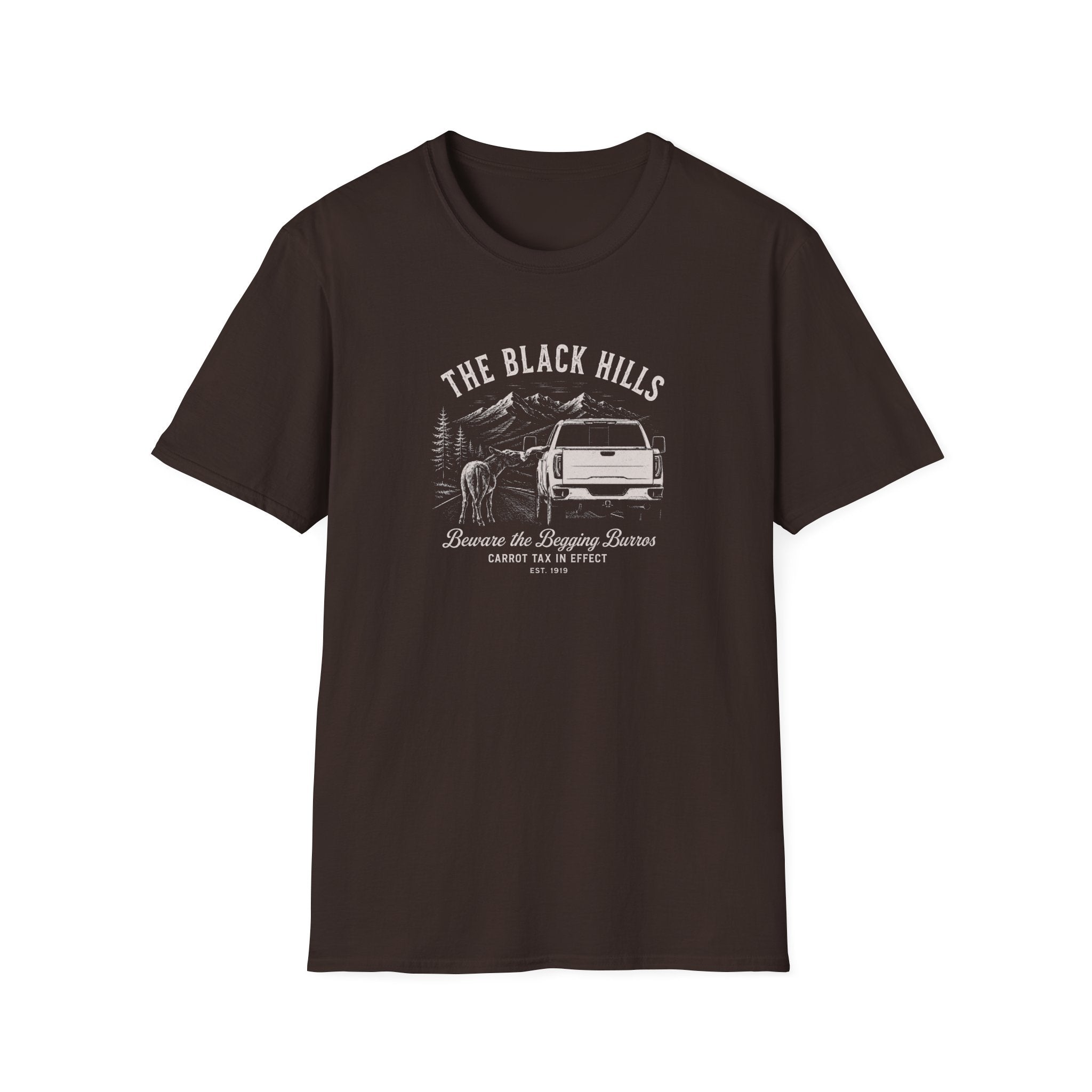 The Black Hills Begging Burros T-Shirt