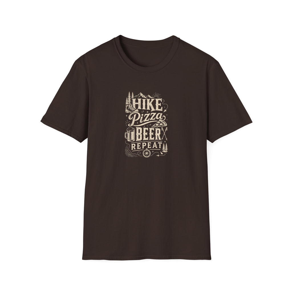 Hike Pizza Beer Repeat T-Shirt