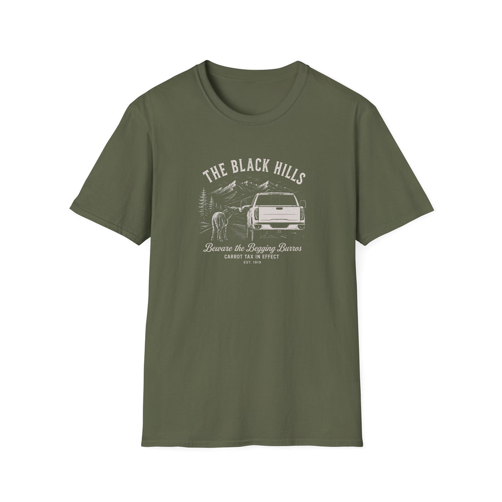 The Black Hills Begging Burros T-Shirt