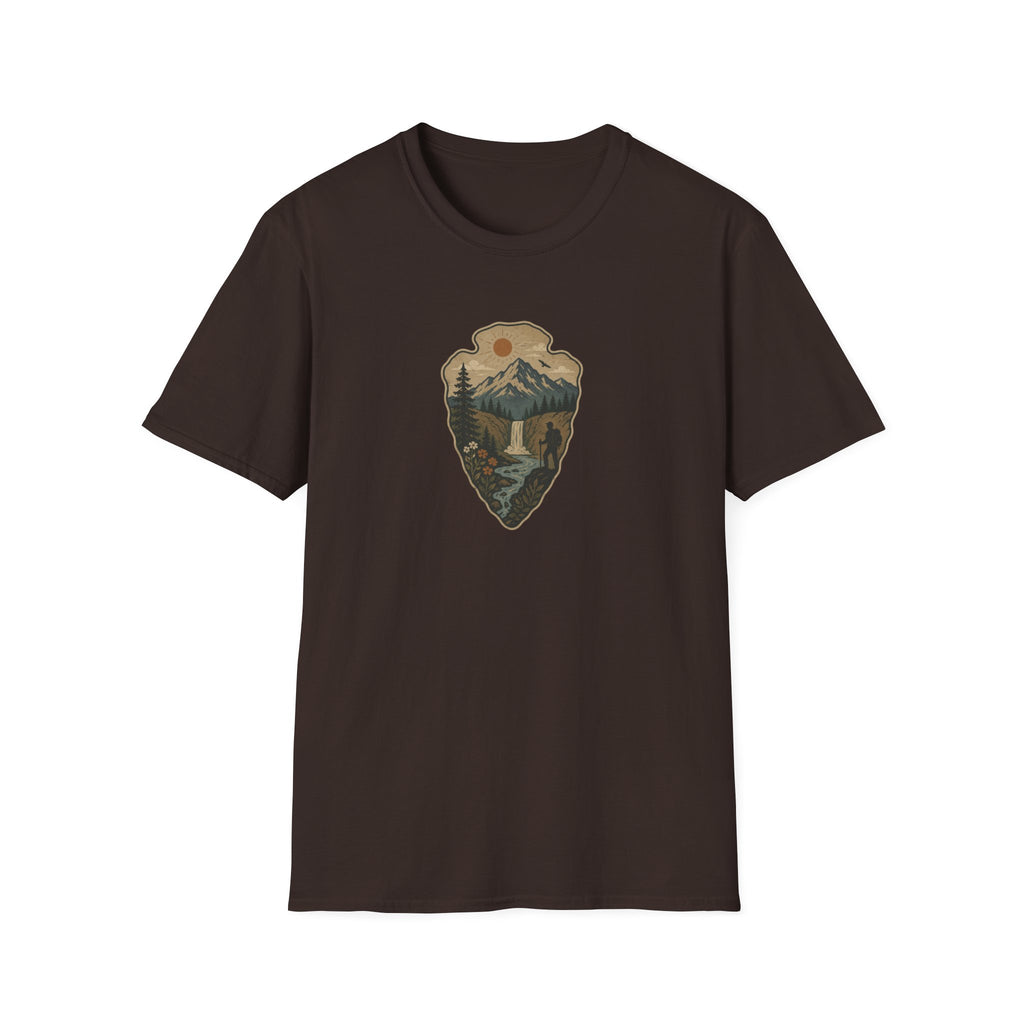 Arrowhead Waterfall Design T-Shirt