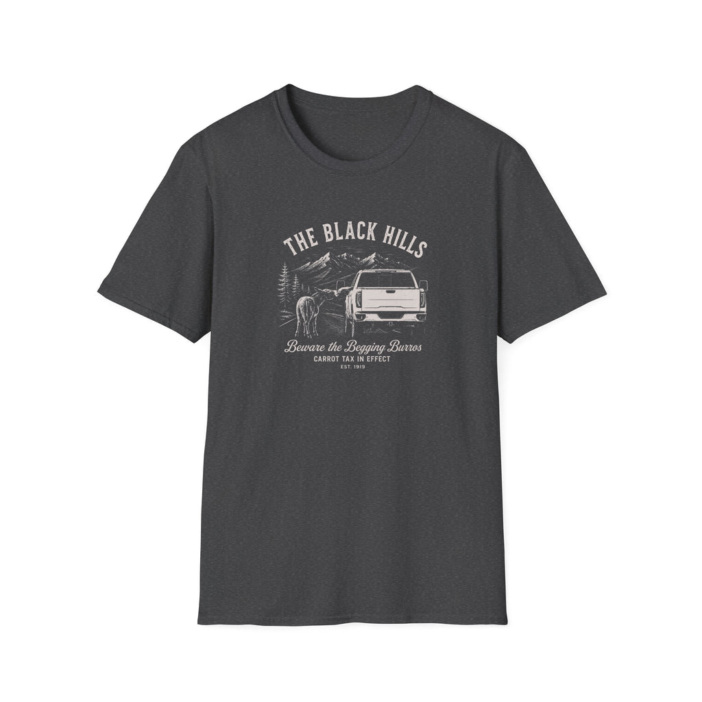 The Black Hills Begging Burros T-Shirt