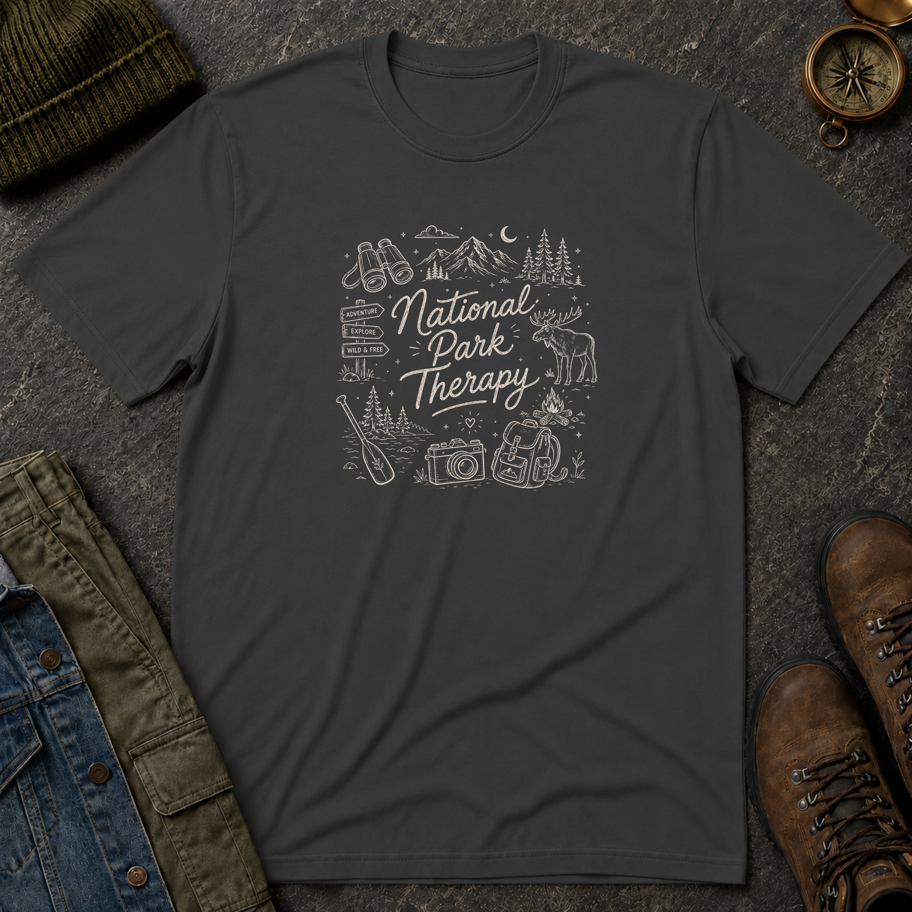 National Park Therapy Doodle T-Shirt