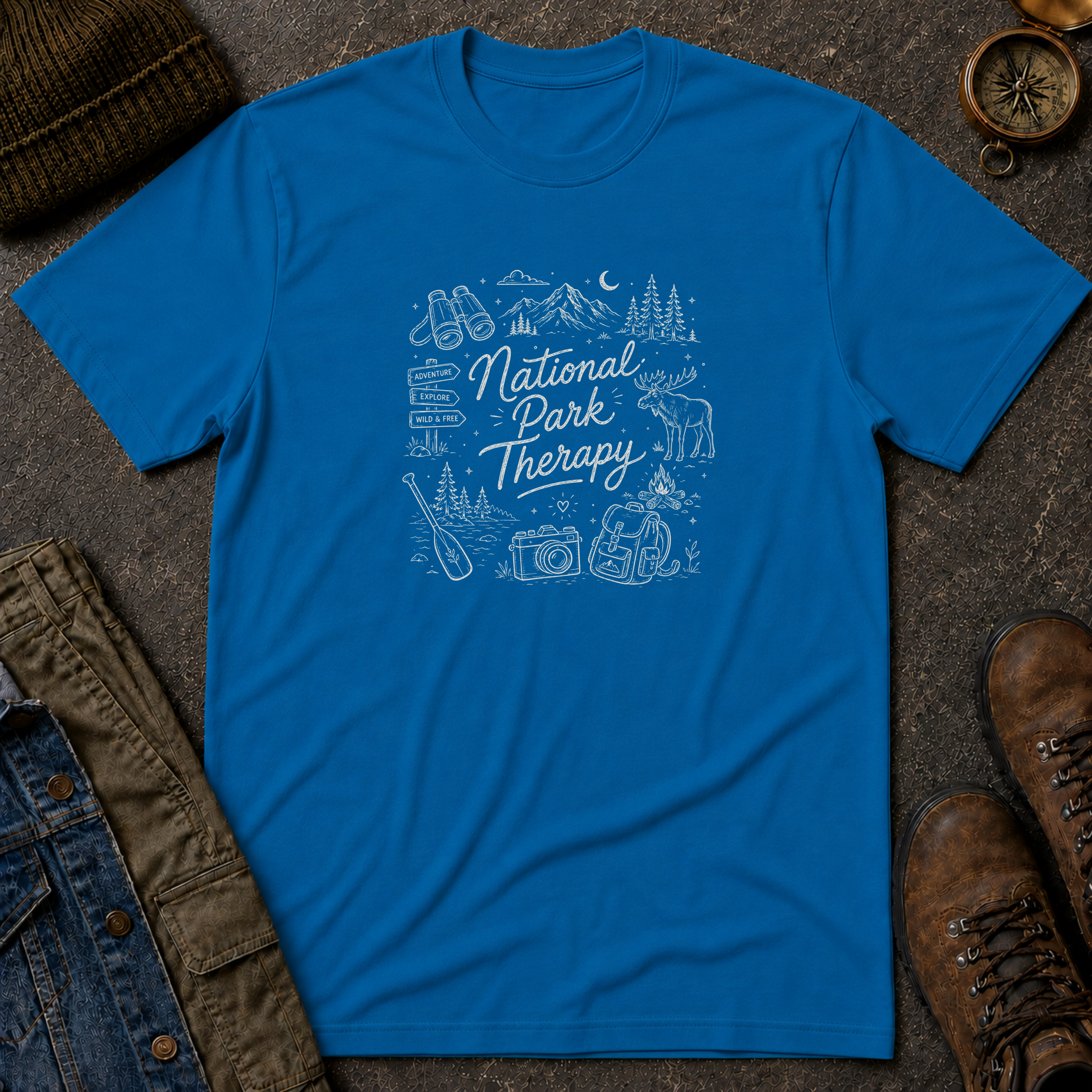National Park Therapy Doodle T-Shirt